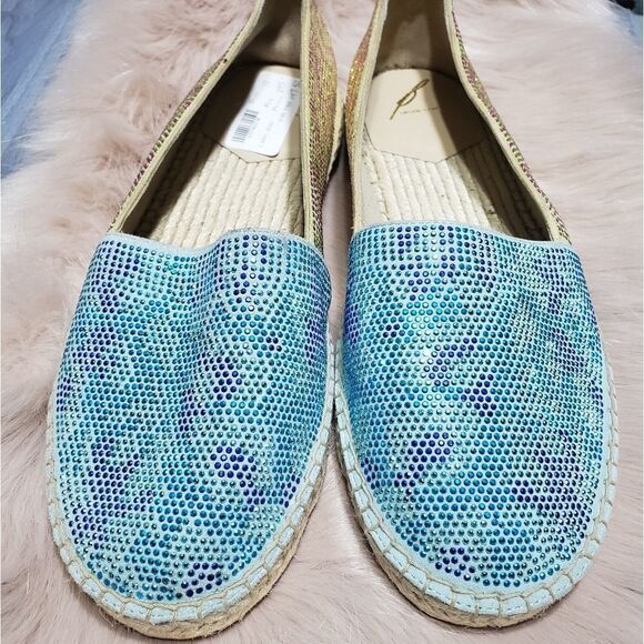 Brian Atwood Blue Espadrilles - Picture 1 of 7